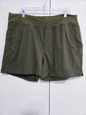 Swiss Alps XL Olive Green‎ Performance Hiking Shorts Stretch Travel